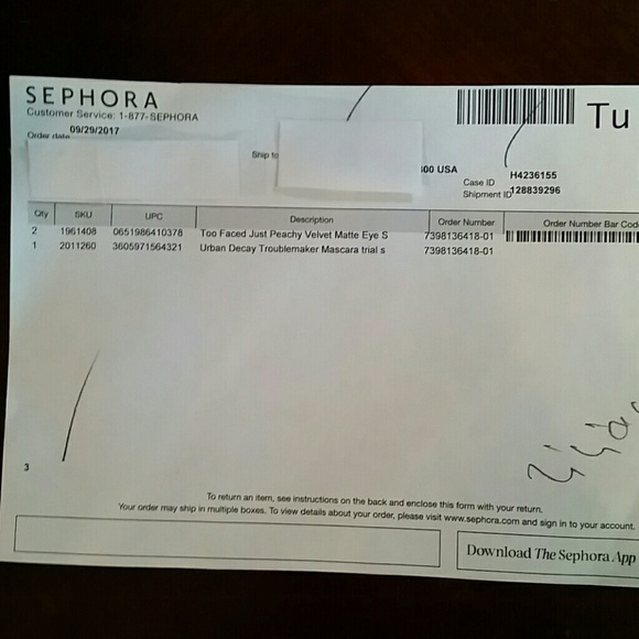 Sold!! Too Faced Sweet Peach Mattes - Picture 8 of 8